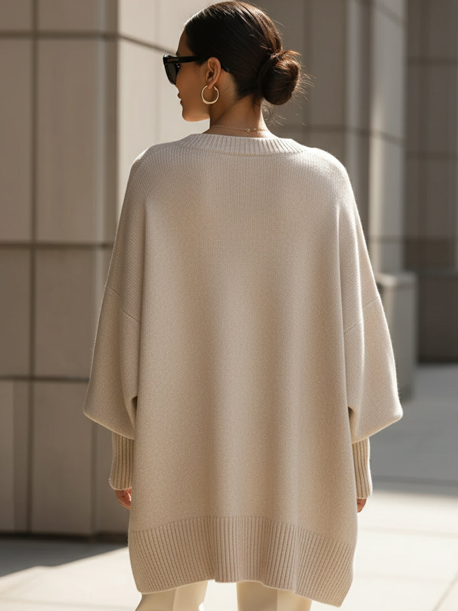 Vanessa | Luźny sweter z luksusowej dzianiny