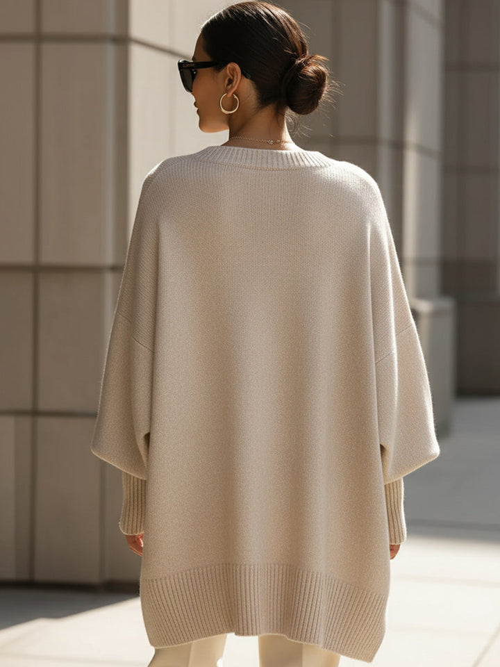 Vanessa | Luźny sweter z luksusowej dzianiny