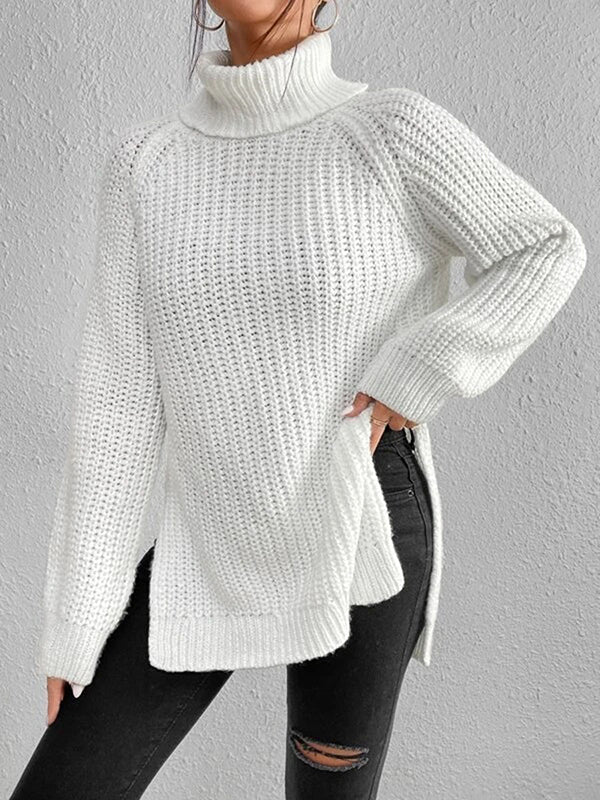 Rosa | Gruby sweter z golfem