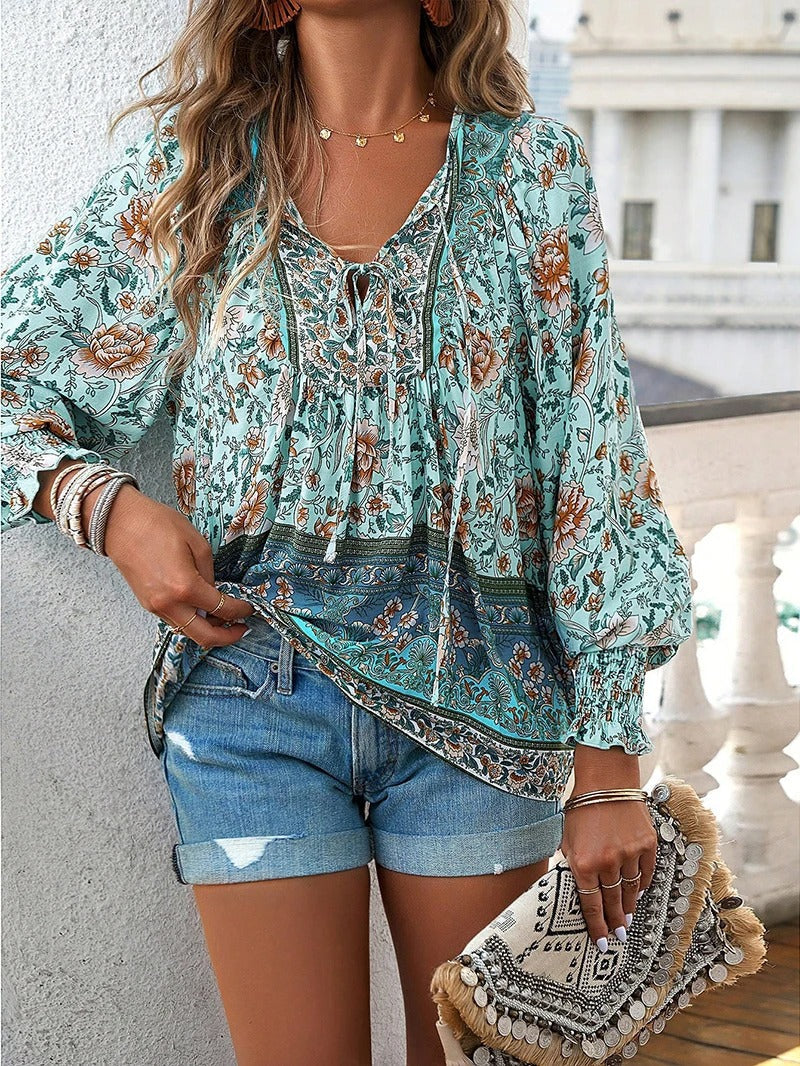Beverly™ | Letni kwiatowy top