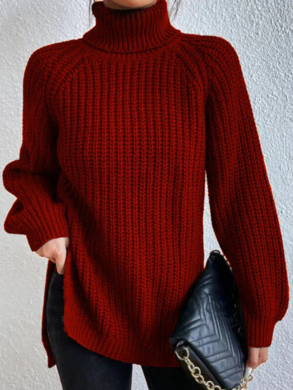 Rosa | Gruby sweter z golfem