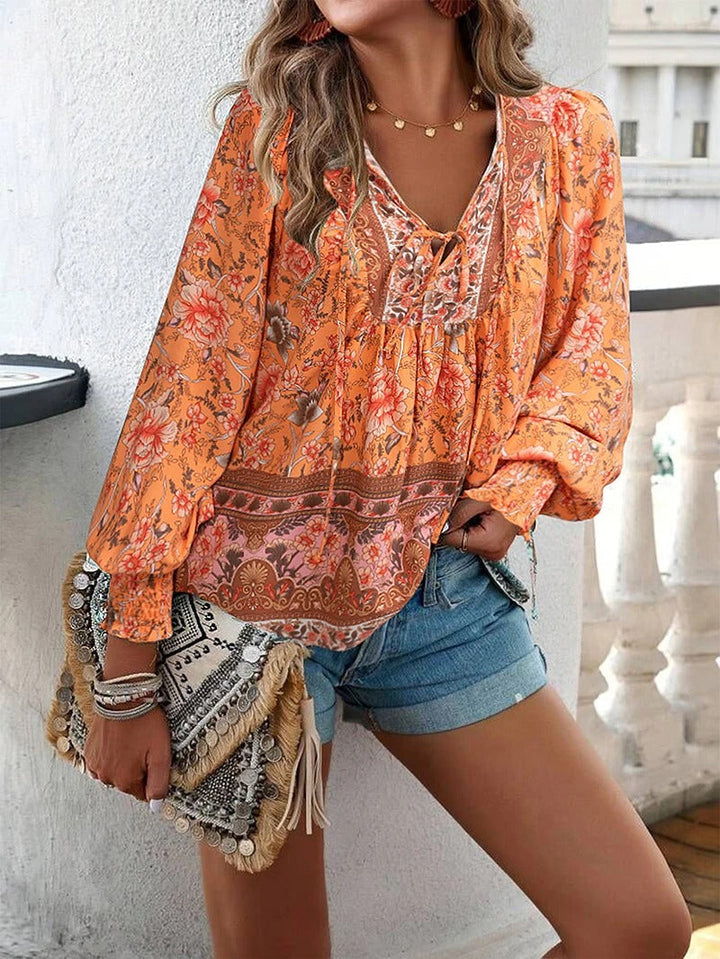 Beverly™ | Letni kwiatowy top