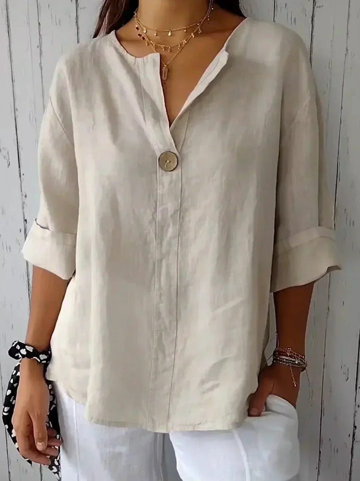 Jessa™ | Bluzka Casual z dekoltem w serek