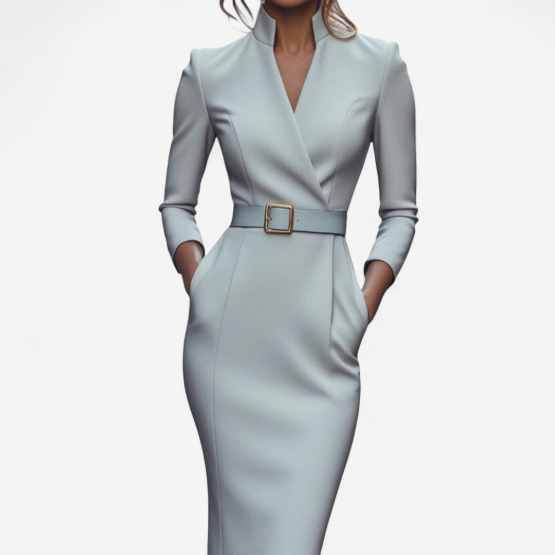 Mila | Elegancka Sukienka z Paskiem