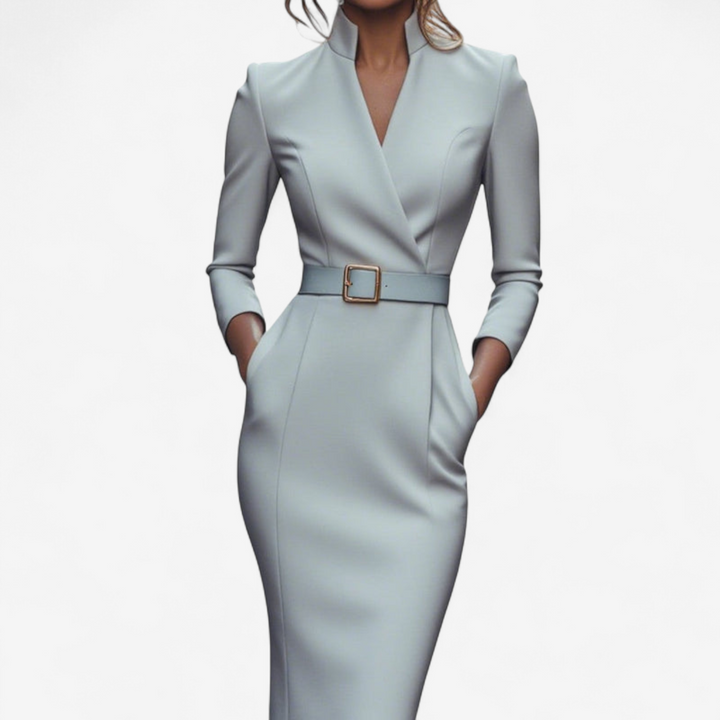 Mila | Elegancka Sukienka z Paskiem