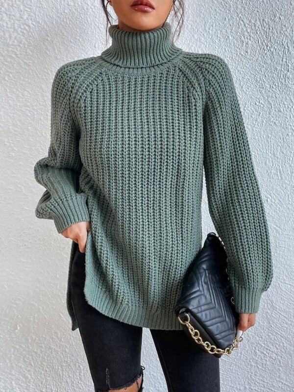 Rosa | Gruby sweter z golfem