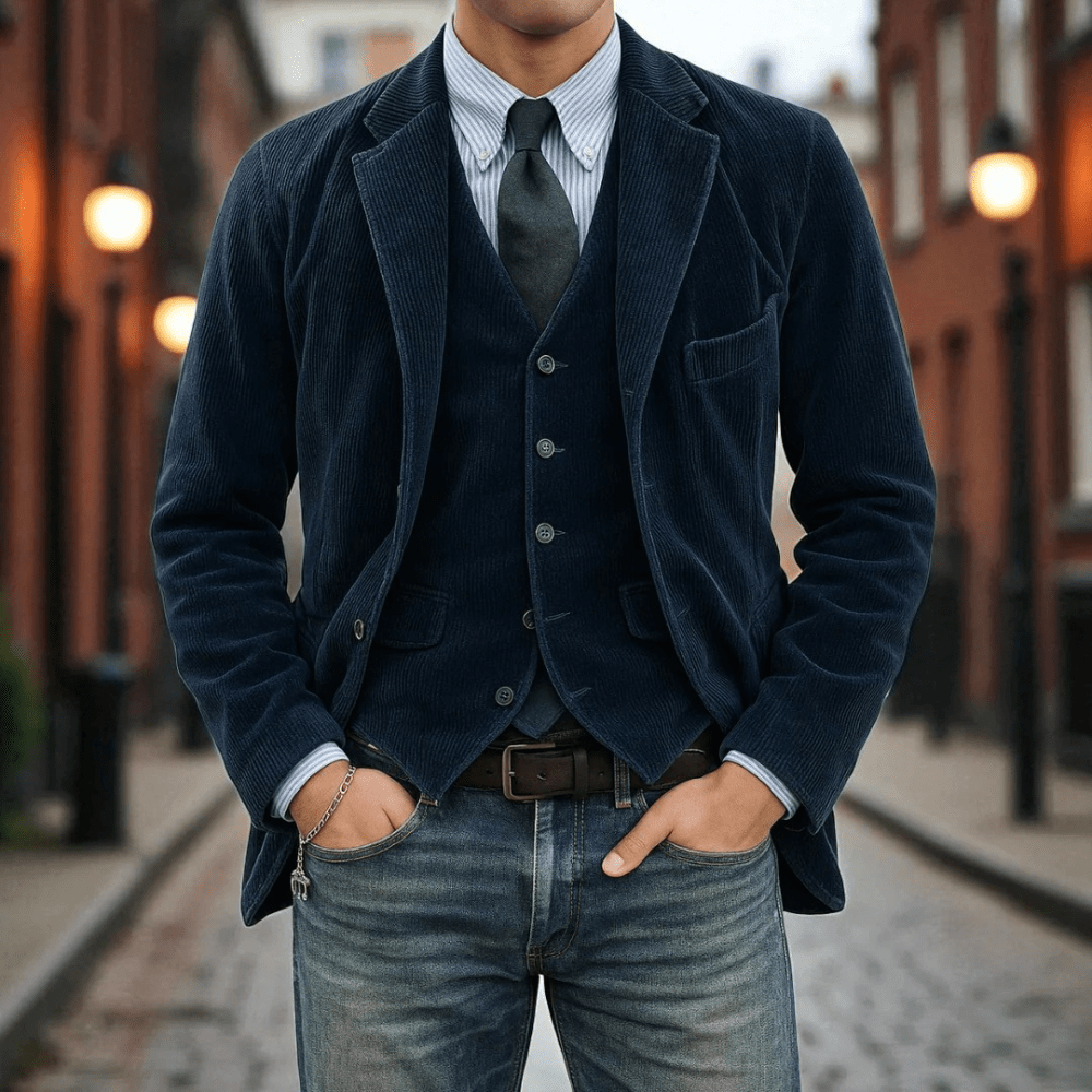 Owen | Zestaw 2-częściowy: Marynarka i Kamizelka