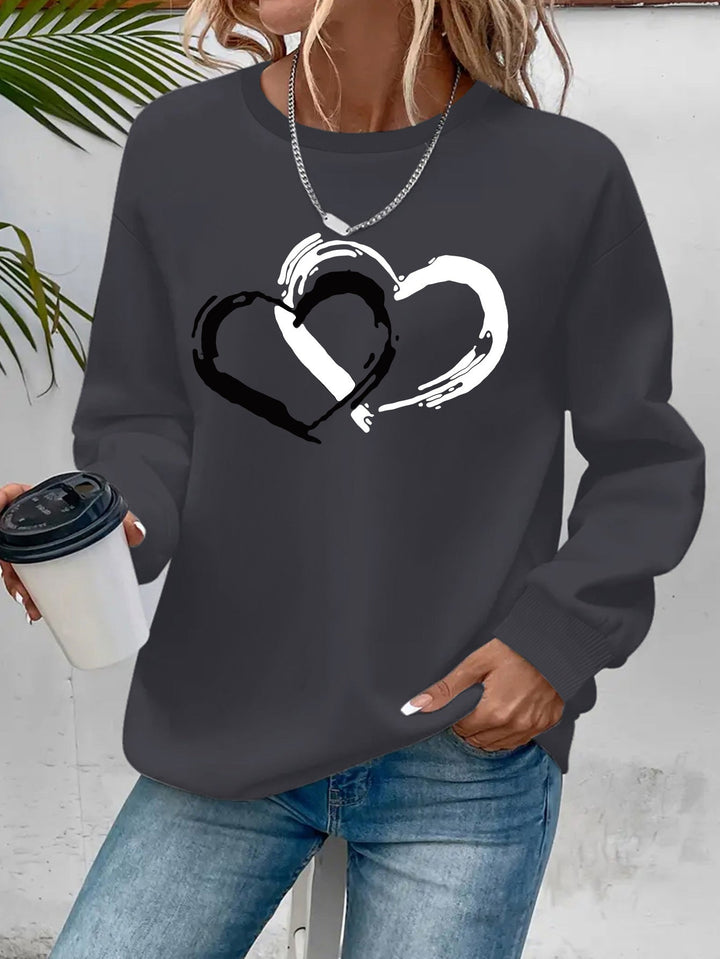 Sharyn | Elegancki Sweter z Sercem