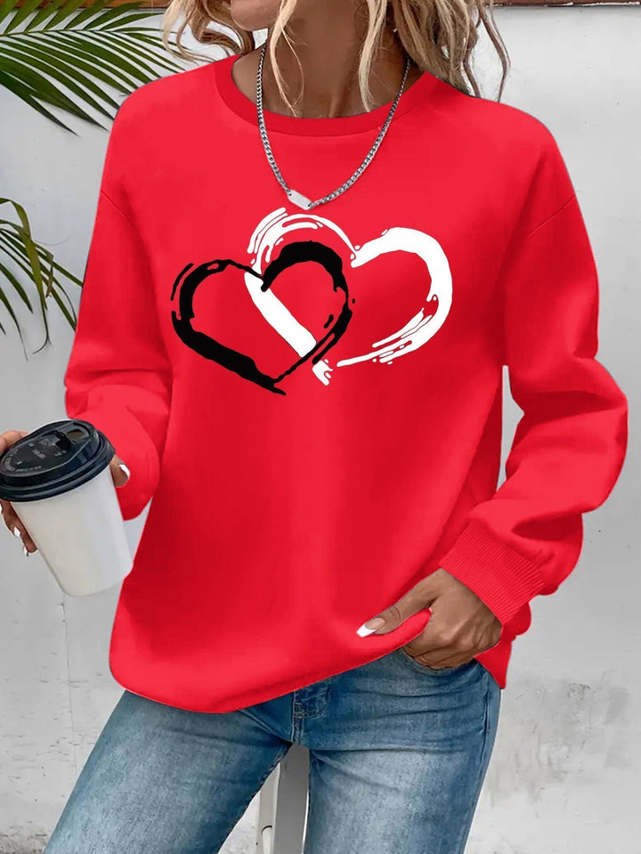 Sharyn | Elegancki Sweter z Sercem
