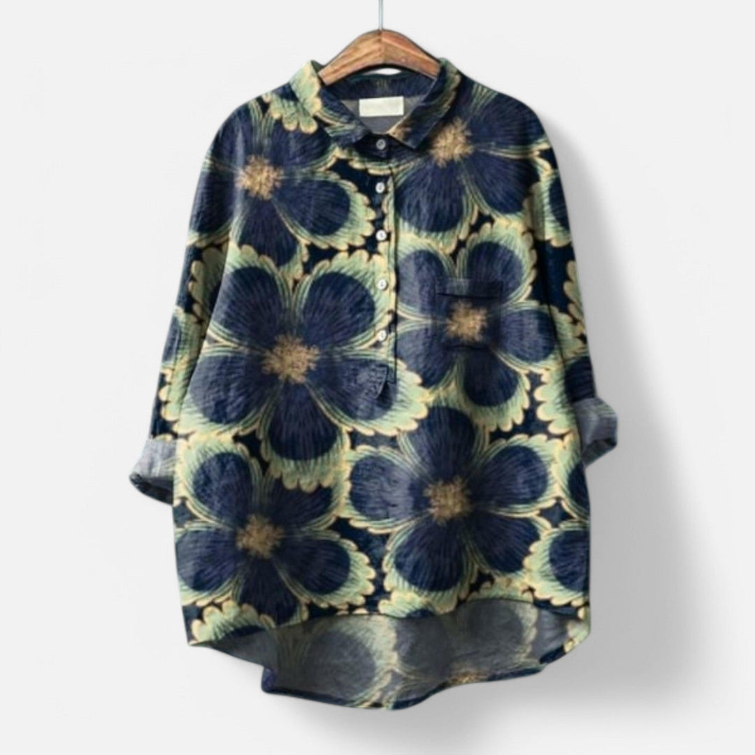 Kiara™ | Stylowa kwiecista bluzka o luźnym kroju