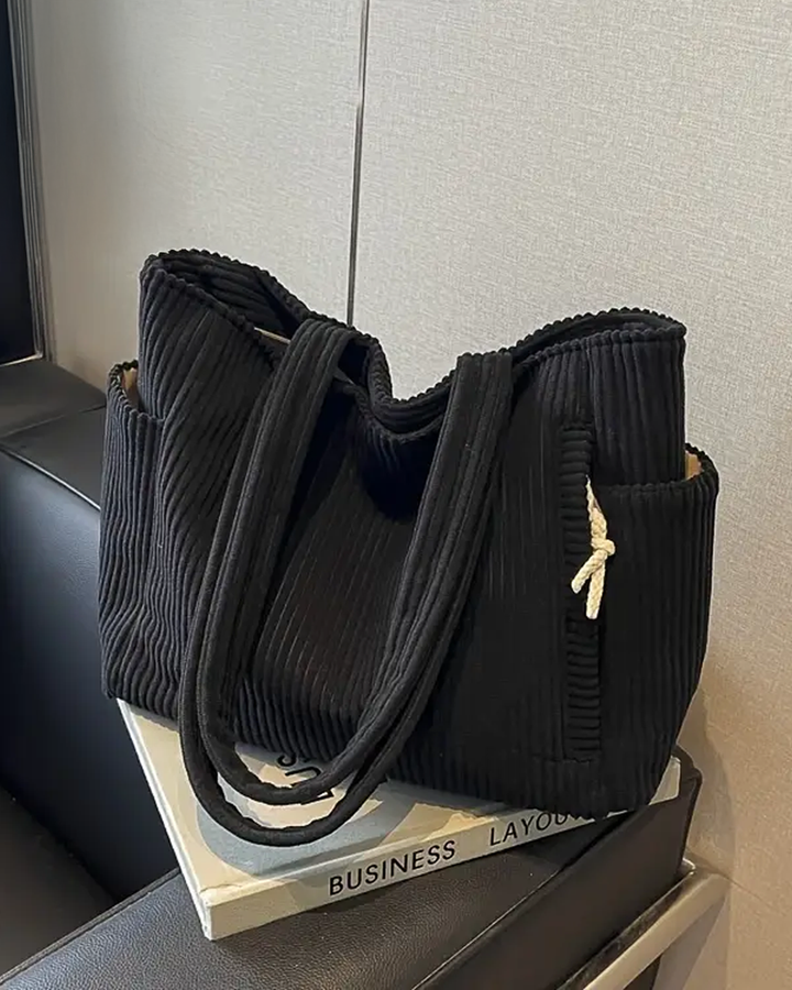 Tilda – Torba Ribbed z detalami ze sznurka