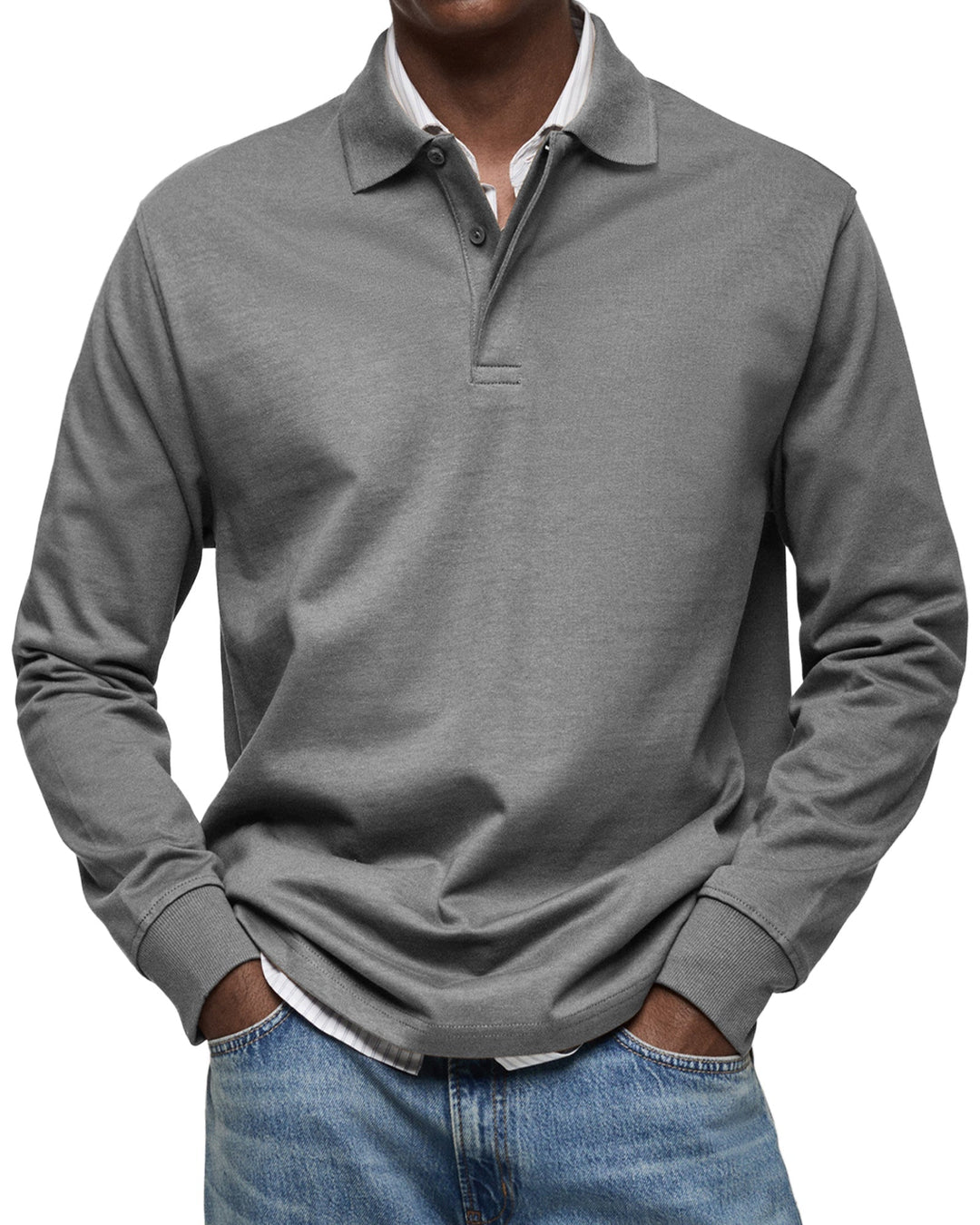 Alexandre | Koszulka polo z długim rękawem typu casual