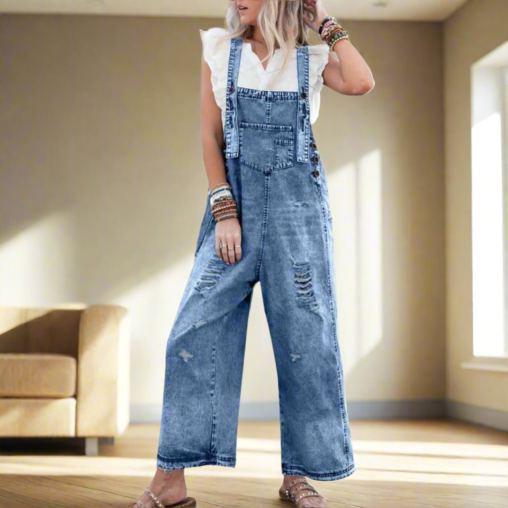 Penelope | Regulowany kombinezon w stylu vintage