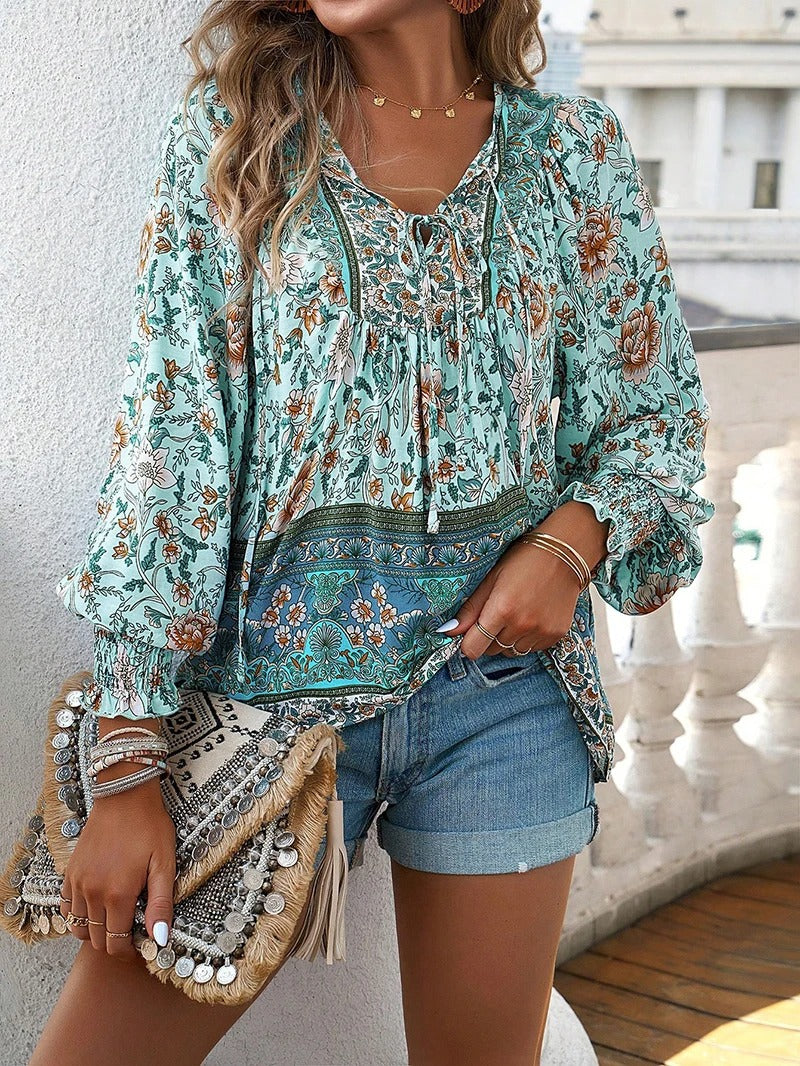 Beverly™ | Letni kwiatowy top