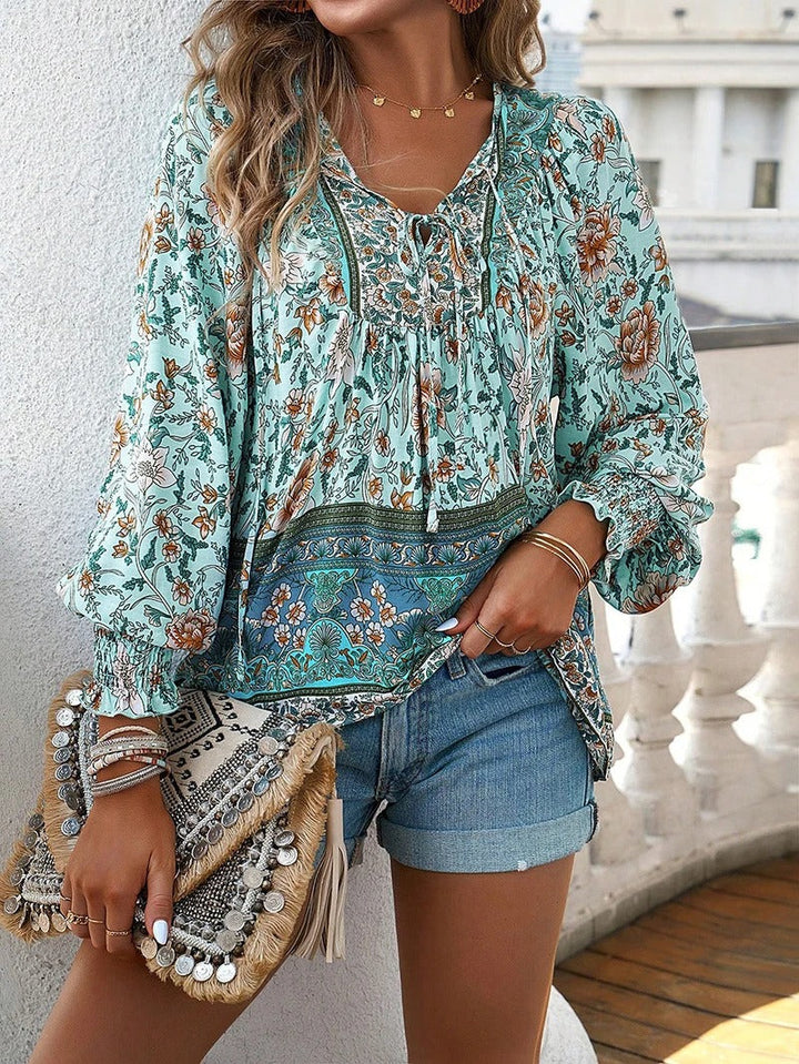 Beverly™ | Letni kwiatowy top