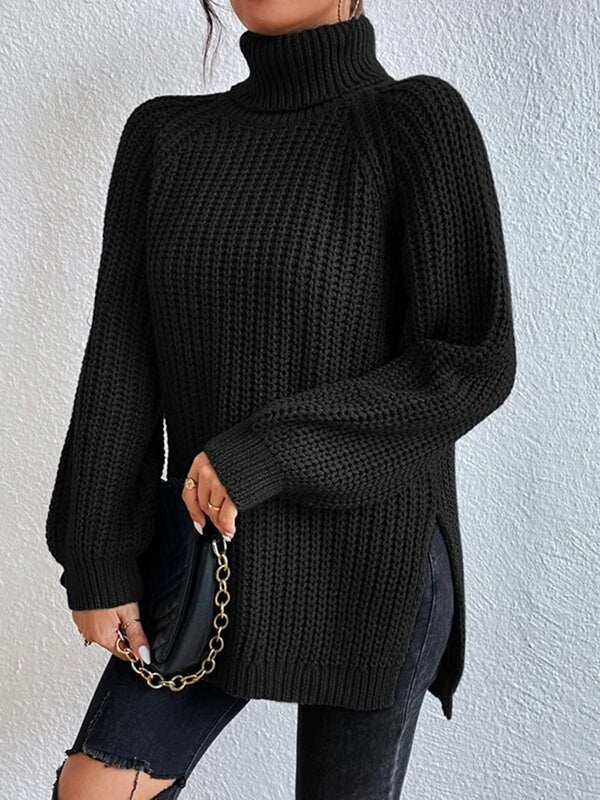 Rosa | Gruby sweter z golfem
