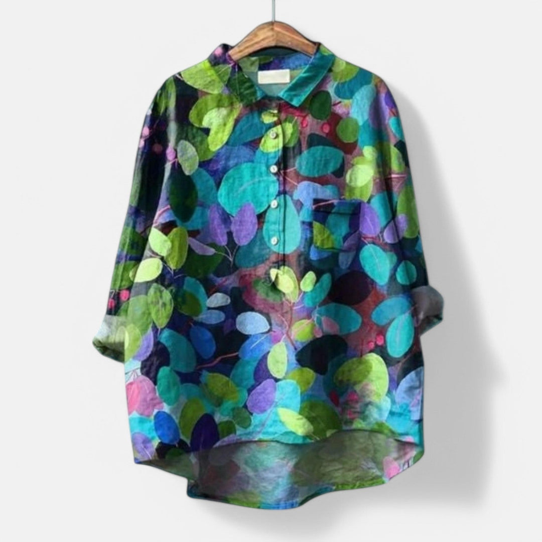 Kiara™ | Stylowa kwiecista bluzka o luźnym kroju