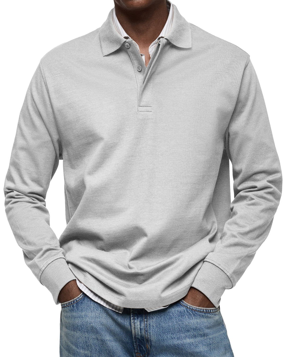 Alexandre | Koszulka polo z długim rękawem typu casual