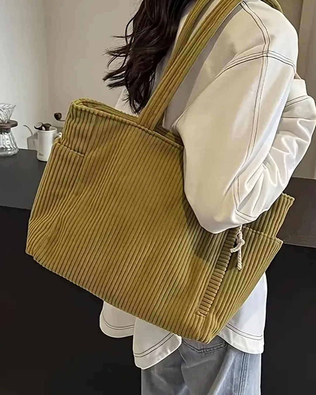 Tilda – Torba Ribbed z detalami ze sznurka