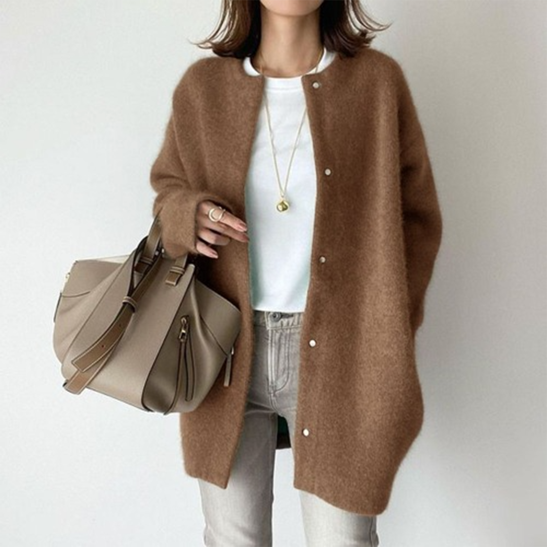 Amandine™ | Dopracowany kardigan warstwowy