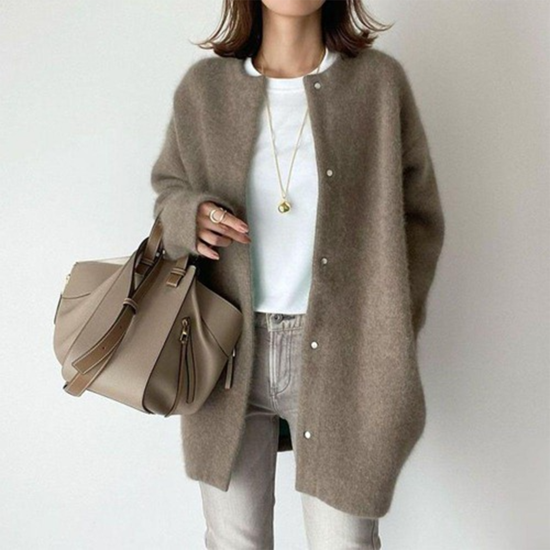 Amandine™ | Dopracowany kardigan warstwowy