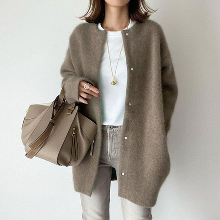 Amandine™ | Dopracowany kardigan warstwowy