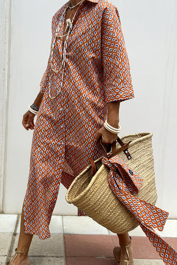 Vivienne | Letnia sukienka polo midi damska