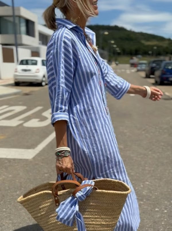 Vivienne | Letnia sukienka polo midi damska