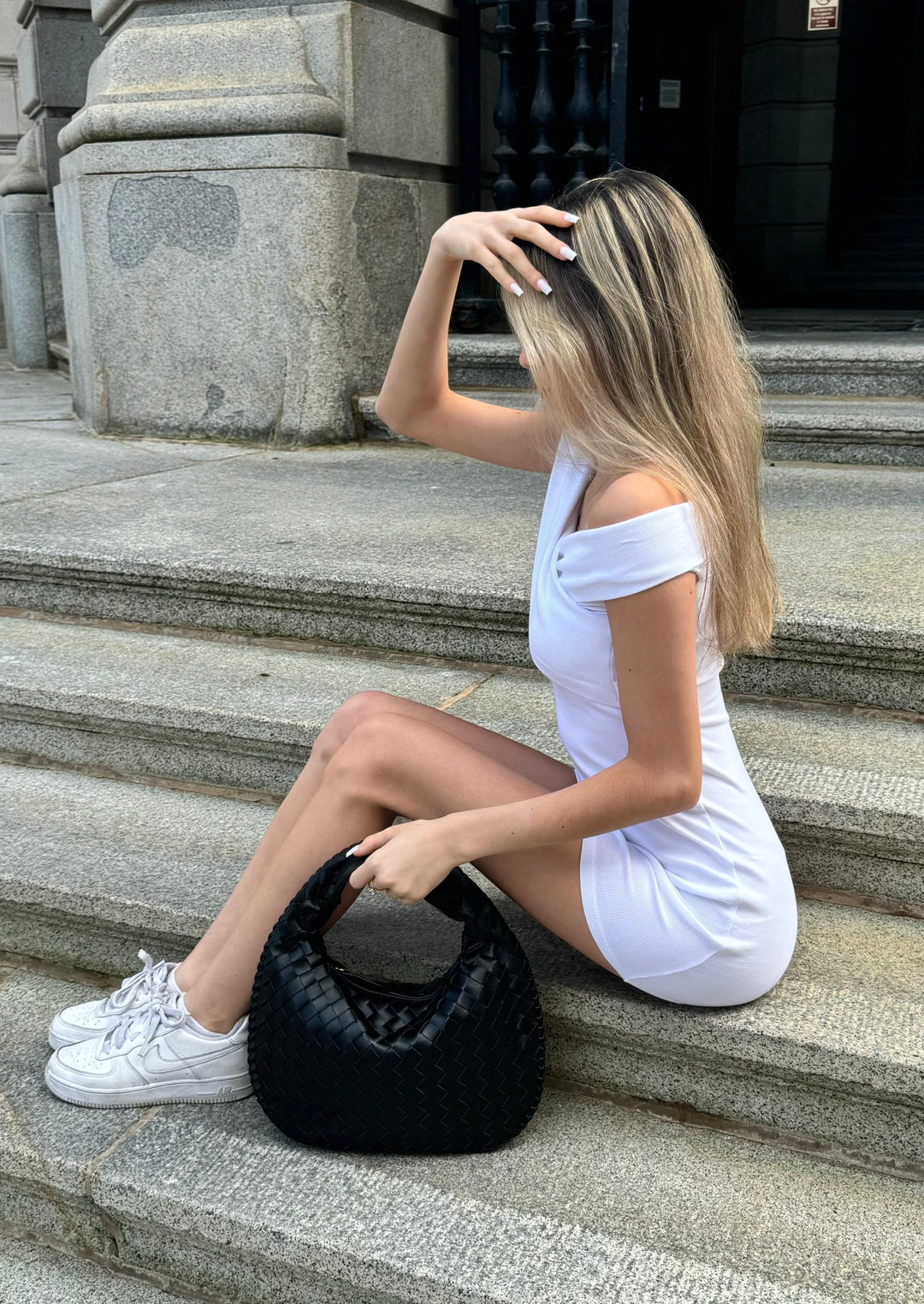 Czarna torba codzienna Serena