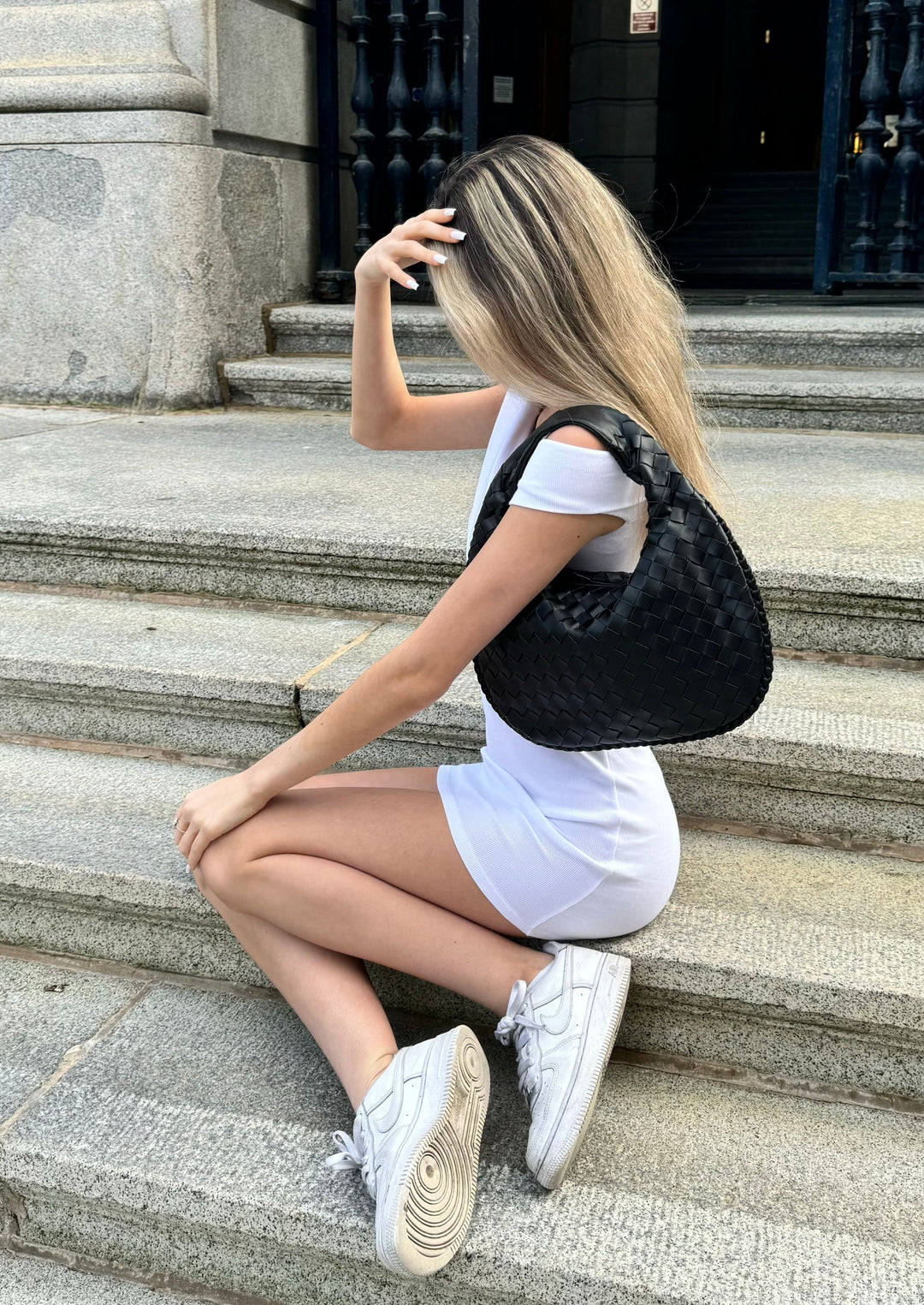 Czarna torba codzienna Serena