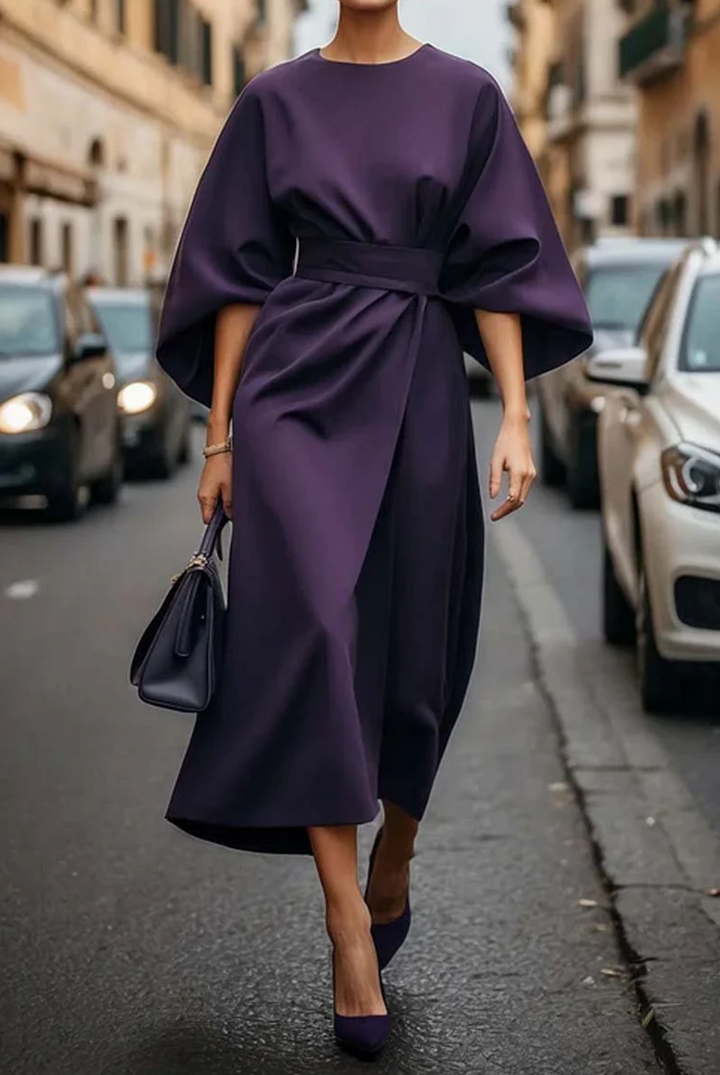 Grace | Elegancka sukienka z wiązanym pasem
