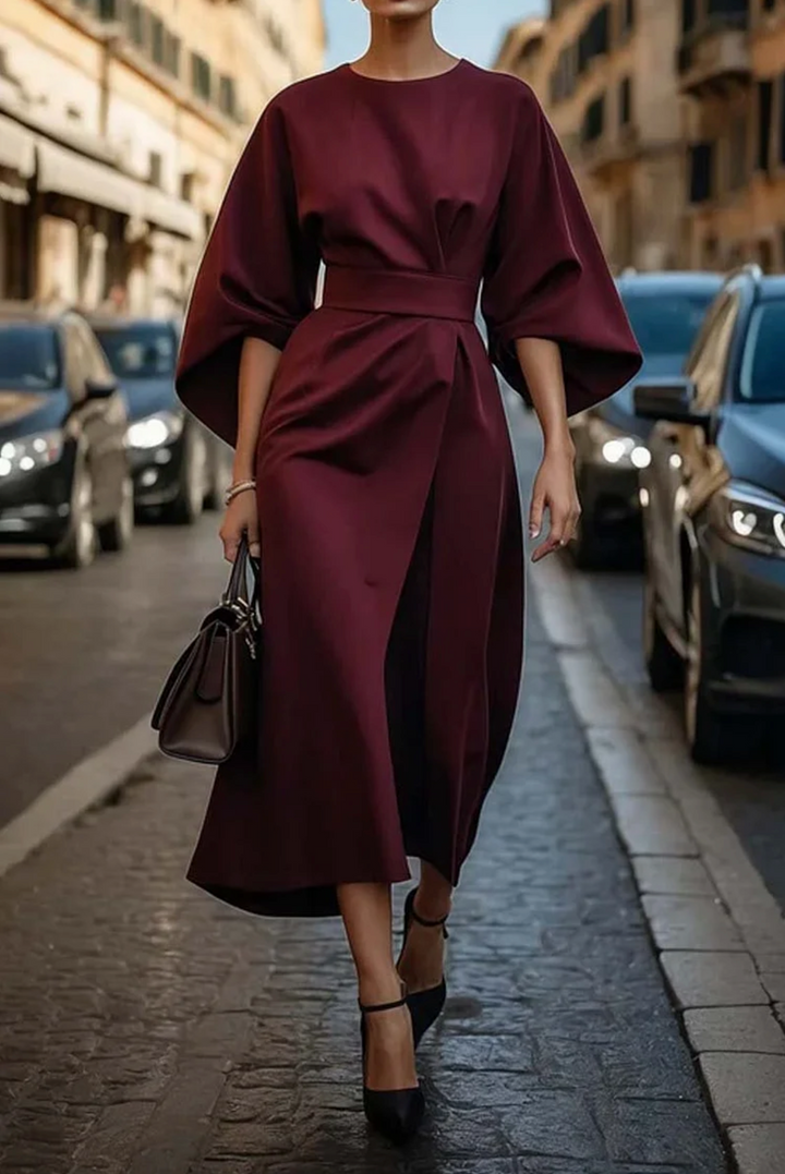 Grace | Elegancka sukienka z wiązanym pasem