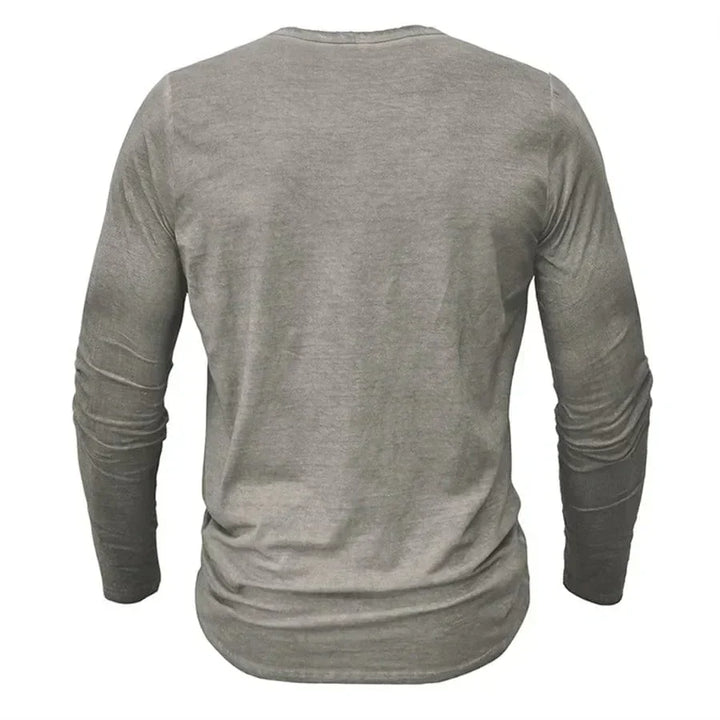 Cyril™ | Koszulka Henley z długim rękawem