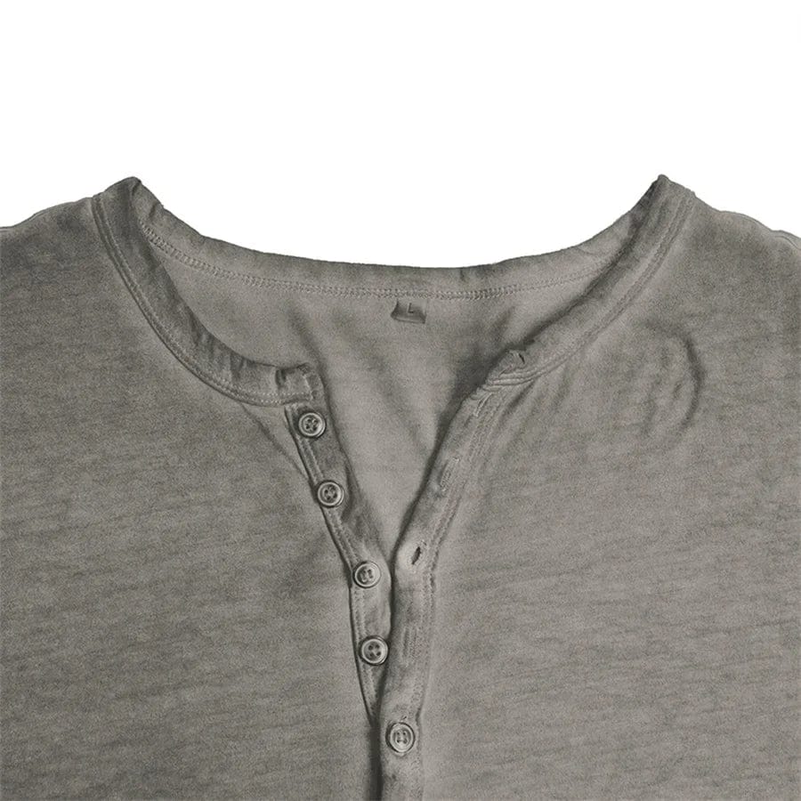 Cyril™ | Koszulka Henley z długim rękawem