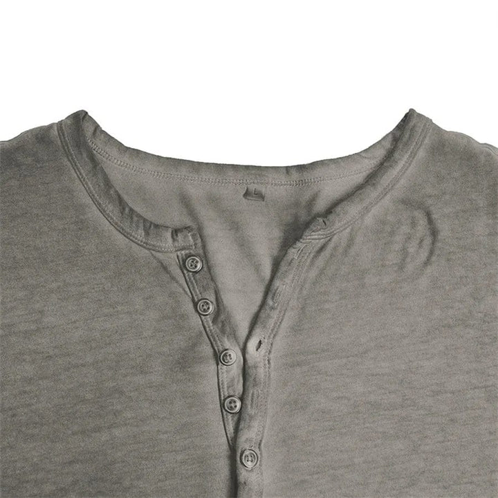 Cyril™ | Koszulka Henley z długim rękawem
