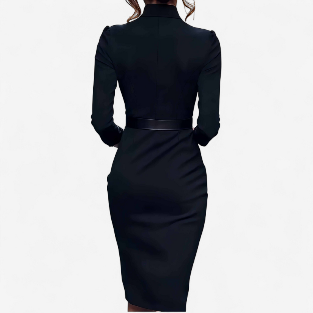 Mila | Elegancka Sukienka z Paskiem