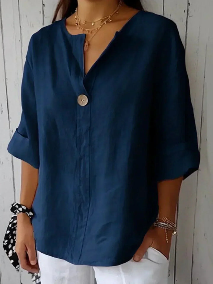 Jessa™ | Bluzka Casual z dekoltem w serek