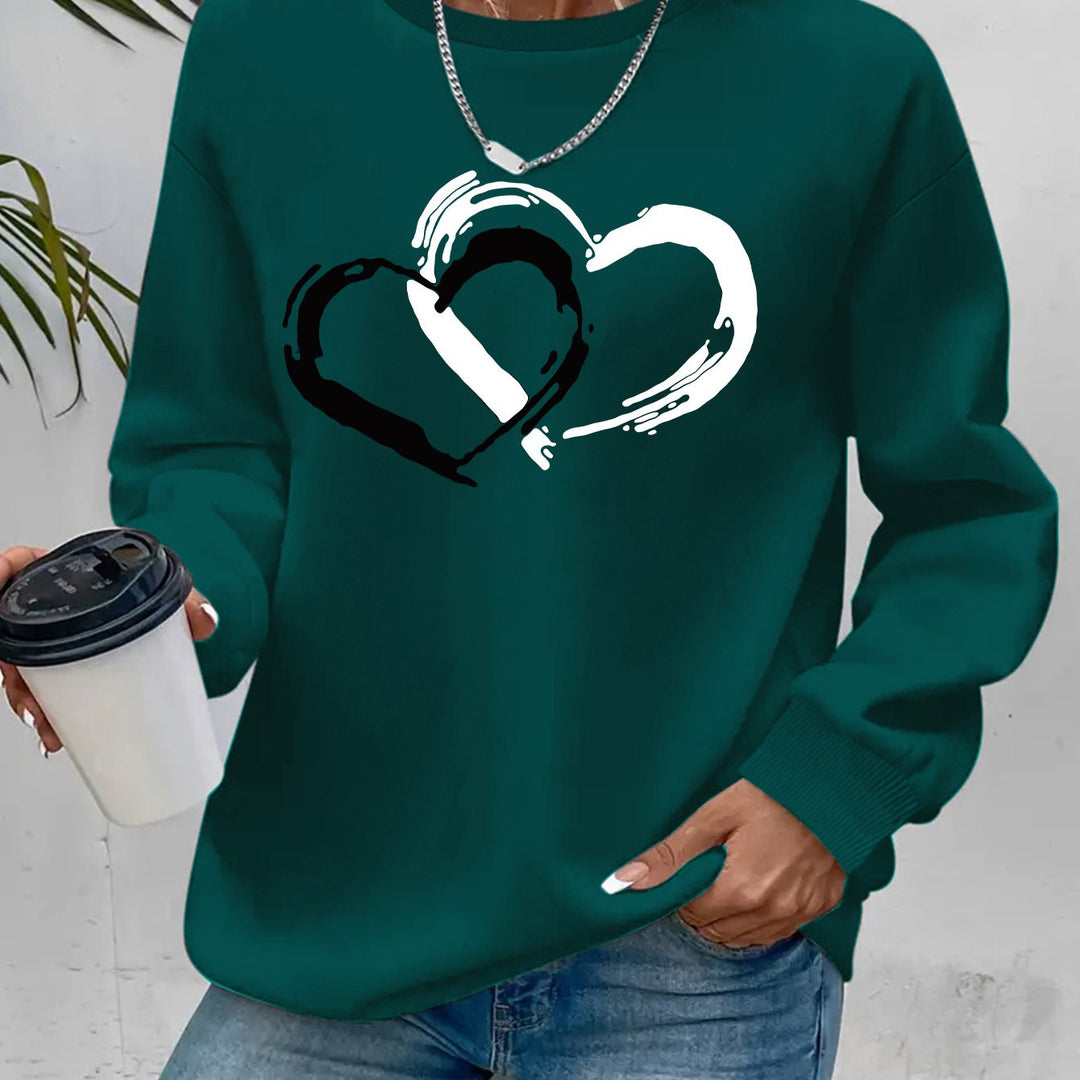 Sharyn | Elegancki Sweter z Sercem