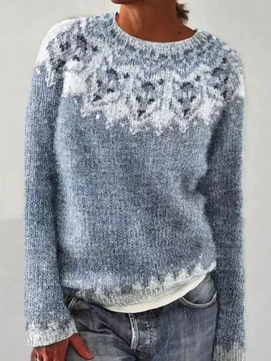 Nina | Sweter dziergany w stylu vintage