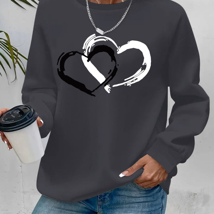 Sharyn | Elegancki Sweter z Sercem