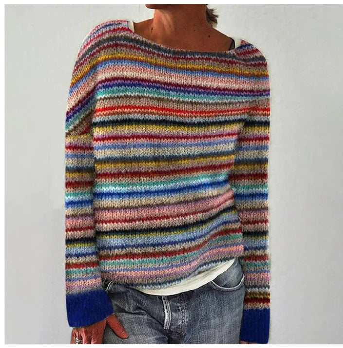 Nina | Sweter dziergany w stylu vintage