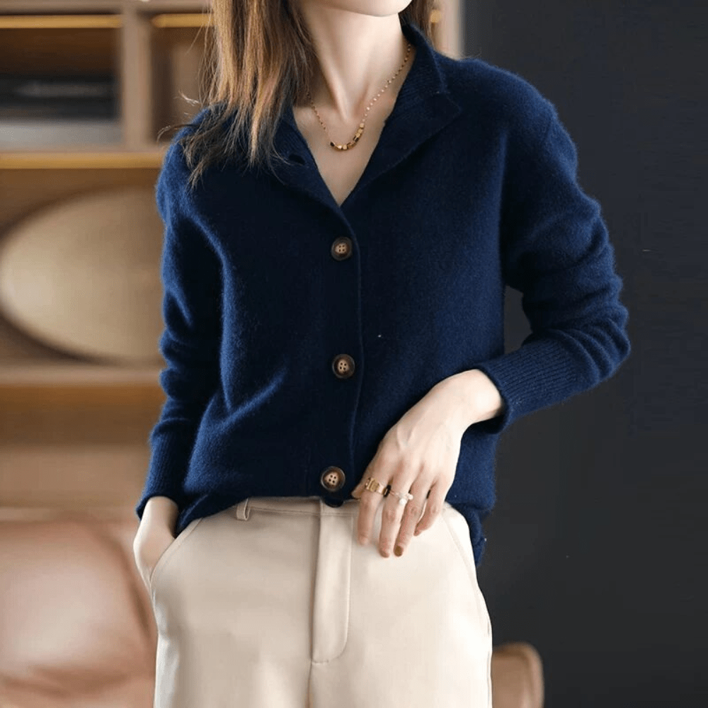 ANNY™ | LUKSUSOWY KARDIGAN DZIANINOWY