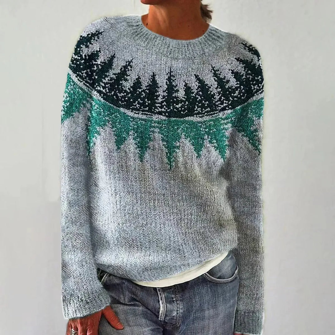 Nina | Sweter dziergany w stylu vintage