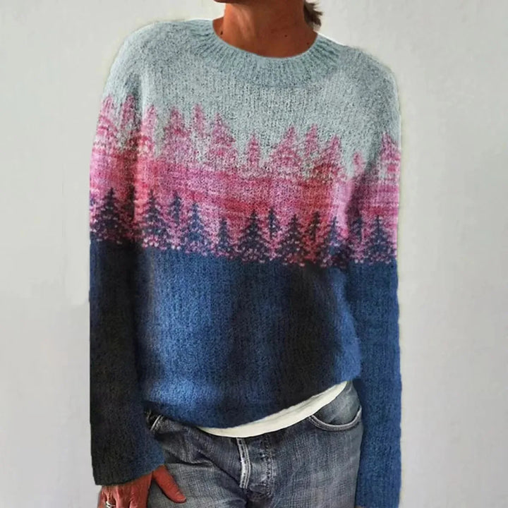 Nina | Sweter dziergany w stylu vintage